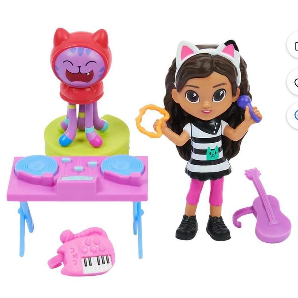 📚✏️ Gabby’s Dollhouse Kitty Karaoke Playset